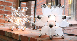 Illustration for article titled Crazy Sexy Cool Lamps, 100% Made From Bulbs